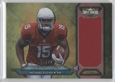 2012 Topps Triple Threads Rookie Jumbo Relic Gold 21/25 Michael Floyd 1p5