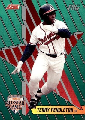 Terry Pendleton 1992 Score Procter & Gamble Baseball - #13 - Atlanta Braves