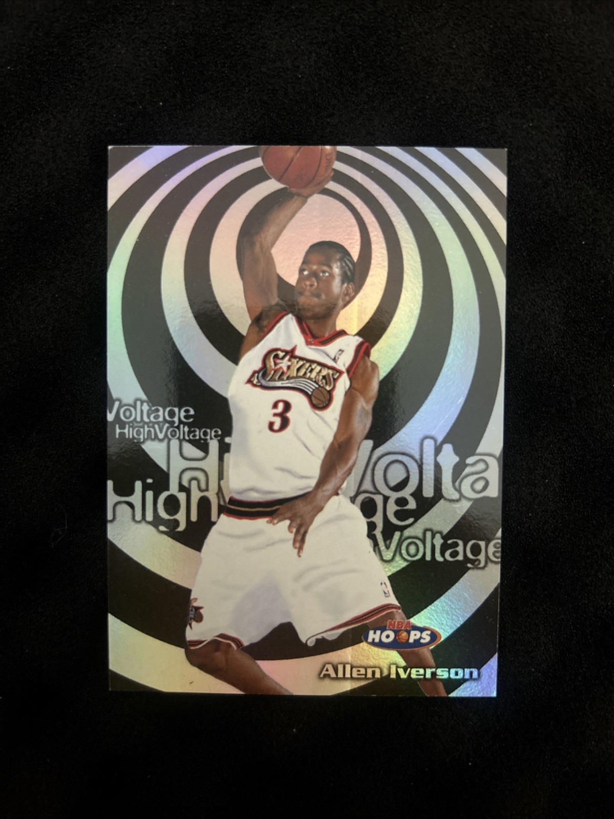1997-98 NBA Hoops - High Voltage Allen Iverson #8HV
