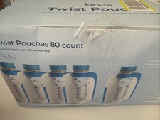 Kiinde Twist Pouches For Breast Milk Storage 6 Oz. 80 Count New /Box Opened