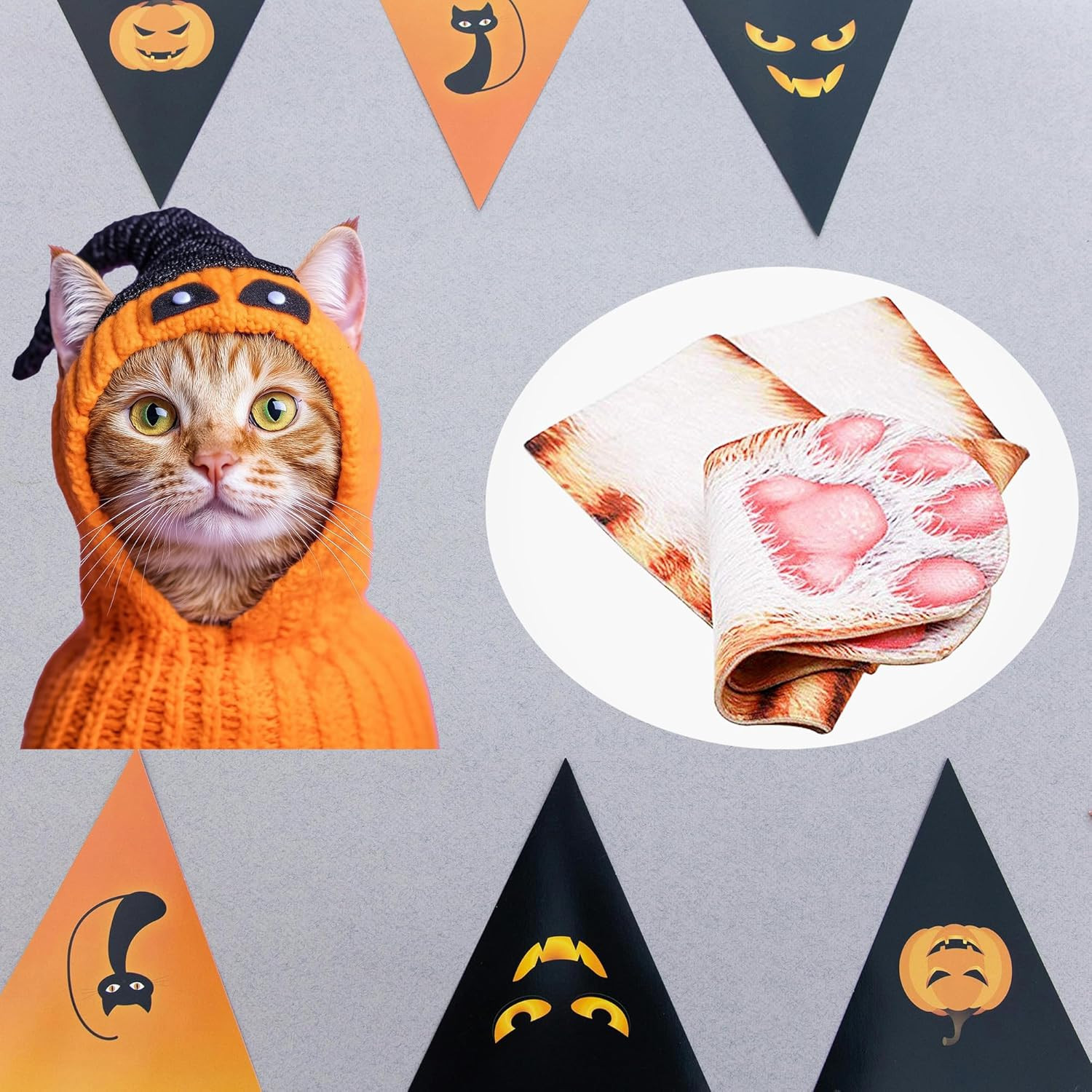 Novelty 3D Animal Paw Socks Cat Socks Stocking Stuffers for Adult Teens Crazy So