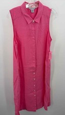 Pre-Owned Tommy Bahama Pink Size Medium Midi Sleeveless Dress