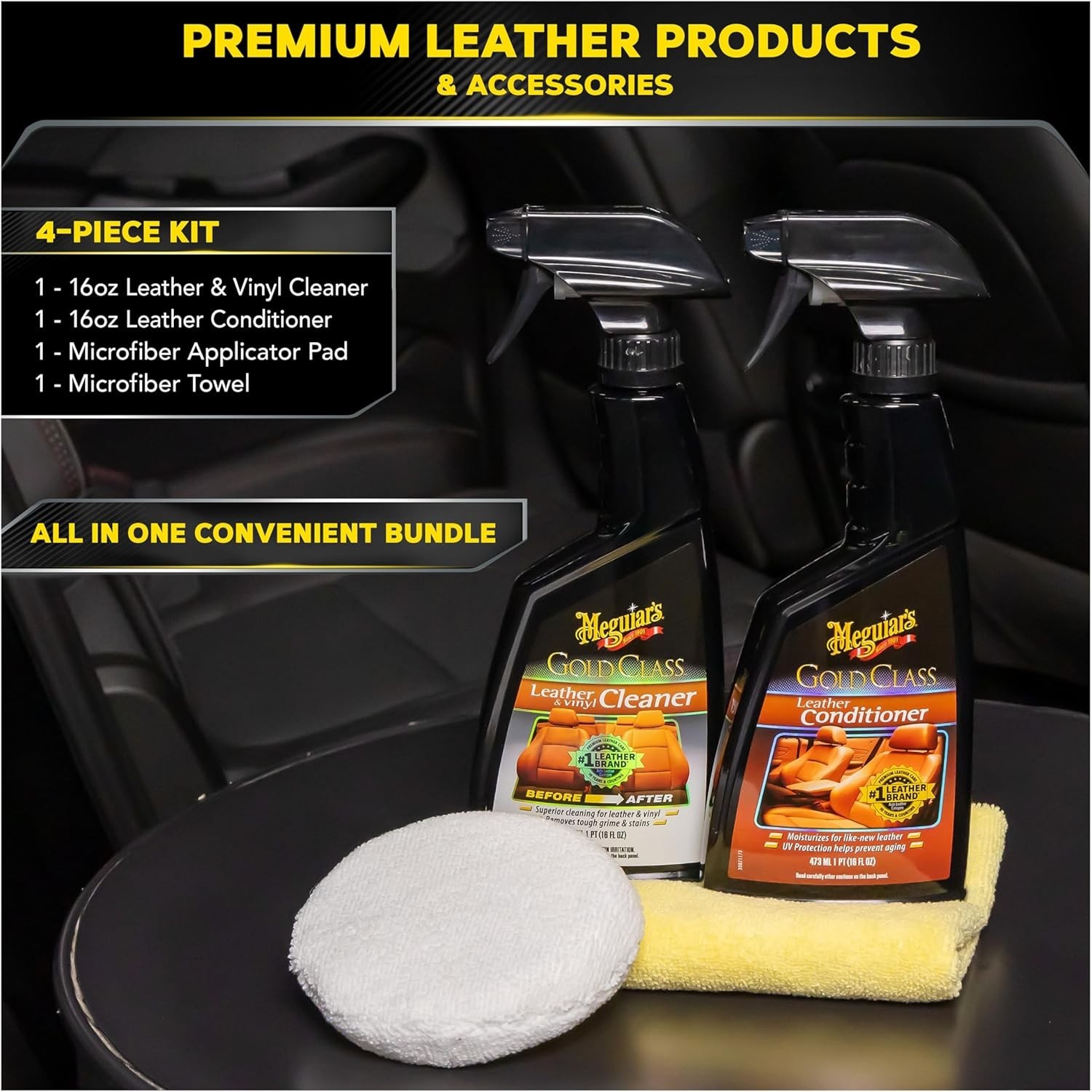 Leather Care Kit - Premium Cleaner and Conditioner - The...