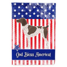 Caroline's Treasures German Shorthaired Pointer American House Flag BB8364CHF