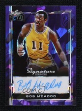 2024 Leaf Metal Signature Series Purple Crystals 1/1 Bob McAdoo Auto HOF 13nz