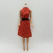 Vintage My First Barbie Fashions #3673 Red Halter Dress 1981 - NO DOLL
