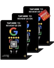 3 Pack Capture 360 NFC & QR Tap Stand for Goo...