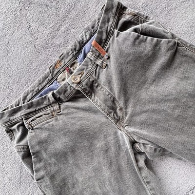 Camel Active Madison Pants Chino Mens 32x34 Gray Brown Patterned Straight Preppy