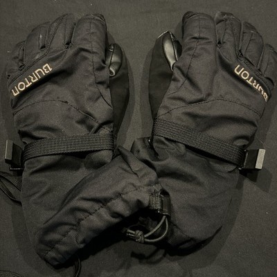 Burton Small  Vent Dry Ride Gloves medium Black Ski Snowboard Winter W9