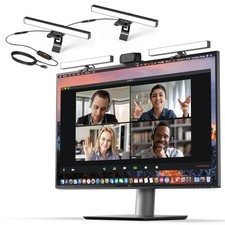 Video Conference Lighting - Webcam Light for Streaming, LED Monitor and Lapto...