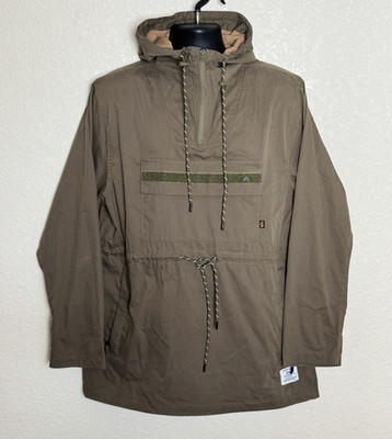 Alpha Industries Field Jacket Sz Medium Hooded Anorak Urban Utility Streetwear