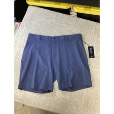 Walter Hagen Mens P11 Texture Golf Shorts Blue 40 Performance 11 WH-P11MHT NEW