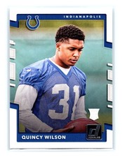 2017 Panini Donruss Football #361 Quincy Wilson Rookie RC Indianapolis Colts