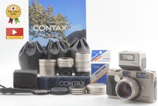 3 Lens  All Top MINT   Contax G2 35 Film Camera 28 90 45mm TLA200 Flash JAPAN