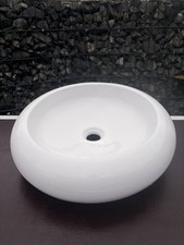 Moderner Aufsatzwaschbecken / Waschschale – Weiß Keramik