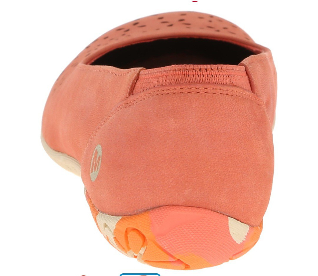 MERRELL décolleté UK 5 5 ballerine rosa corallo mimix pelle foschia