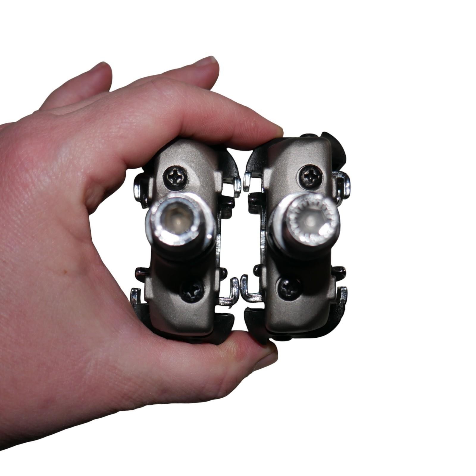 (Used) Concept Double-Sided Clipless MTB Pedals SPD Adjustable Aluminum Chromoly 9/16" (37.39 USD)