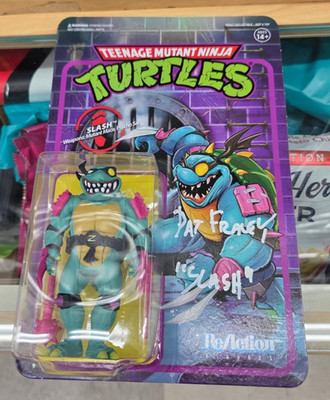 Teenage Mutant Ninja Turtles Slash Super7 Action Figure Signed By Pat Fraley JSA