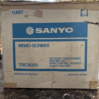 New Sanyo TRC9000 Memo Scriber Dictating/Transcribing  New Open Box