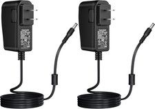 2-Pack AC 100-240V to DC 12V 0.5A Power Supply Adapter 5.5Mm X 2.1Mm, 12 Volt Po