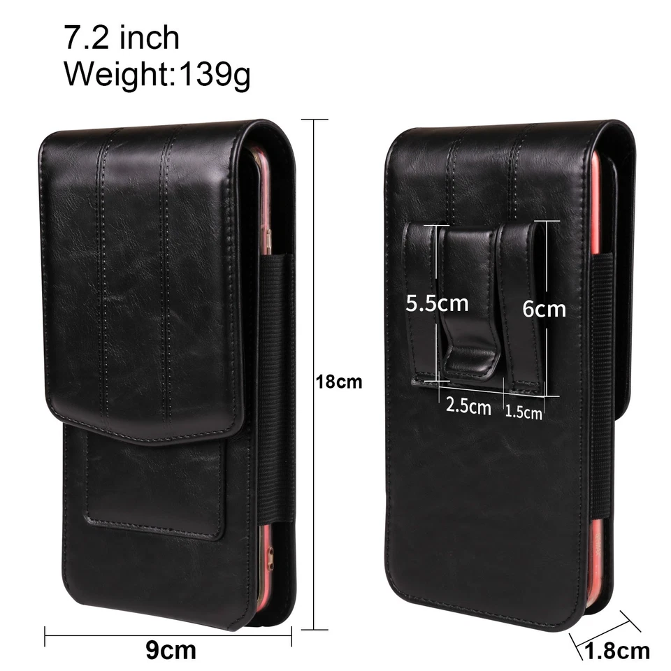 Funda con clip para cinturón de cuero para 17 Pro Max/16 Foto 4 de 4