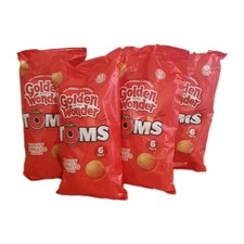 Golden Wonder Tangy Toms Tomato Flavour Snacks 4 Multipacks