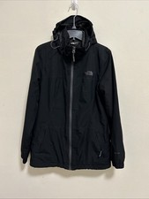 The North Face Jacket Womens Small Black Dry Vent Fleece Lined Hooded Full Zip