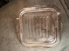 LID ONLY Vintage Pink Federal Ribbed Depression Glass Refrigerator Dish Lid