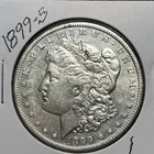 1899-S MORGAN SILVER DOLLAR, XF/AU DETAILS