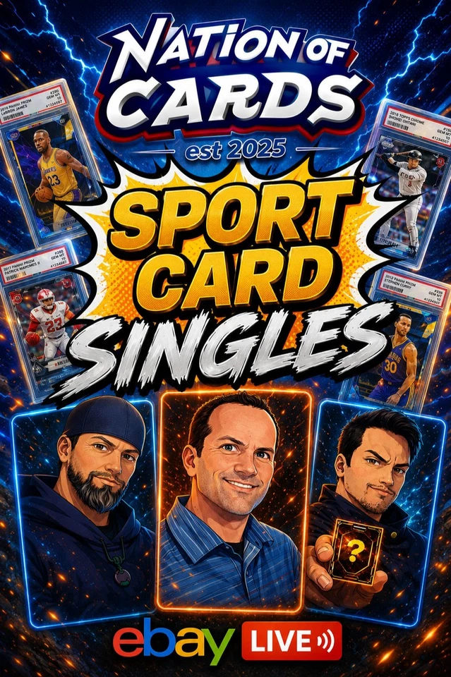 Sport Card Singles | Rookies, Autos, PSA, Numbered Cards - Nation of Cards!