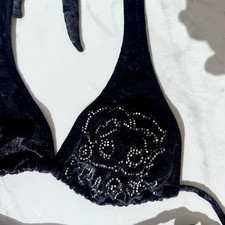 vintage Y2K Betty Boop velour bikini