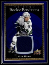 2023-24 Upper Deck Trilogy #RR-29 Akito Hirose Rookie Renditions Jersey