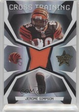 2008 Leaf Rookies & Stars Cross Training Materials Prime 2/25 Jerome Simpson 1k5