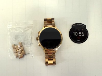 Fossil Q Venture Gen 4 Rose Gold Tone Stainless Smart Watch FTW6018 + Links