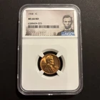 1958 1C NGC MS 66 RD Lincoln Wheat Cent [001]