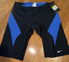 Men  s Size 38 Victory Color Block Swim Jammer, Royal/black