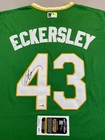 OAKLAND A'S- DENNIS ECKERSLEY AUTOGRAPH #43 NIKE COOPERSTOWN JERSEY JSA COA