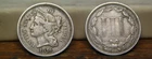 1876 THREE CENT NICKEL US COIN