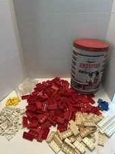 American Plastic Bricks #725 By Halsam Production Co. USA MADE. Vintage 60s.