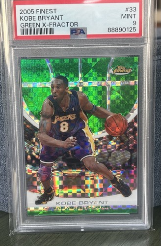 Kobe Bryant [Green Refractor] #33 2005 Finest card
