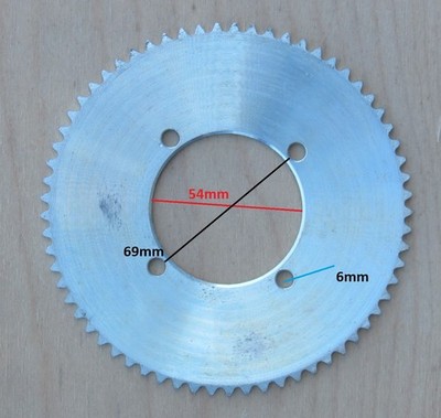 Razor E300 E 300 E325 Performance Chain and 65 Tooth Sprocket Upgrade