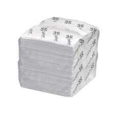 Oil Sorbent Pad 18" x 16", 100-Pack, 24 Gallons, White Poly , SFO-72, SpillFyter