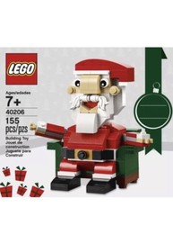 Lego 40206 Santa Claus Christmas Seasonal Holiday Set new sealed