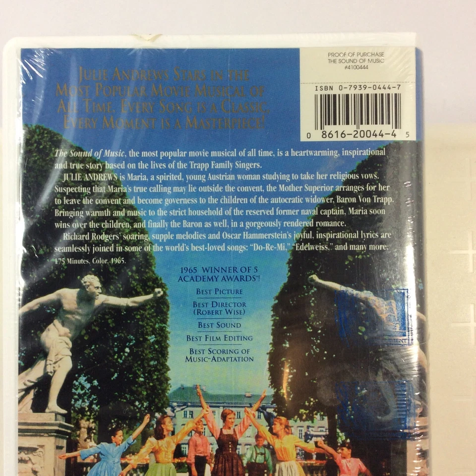 20th Century Fox The Sound of Music 1965 VHS Shrink Wrap - Image 4 of 4