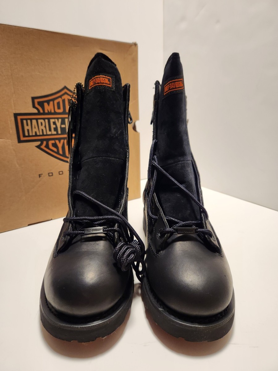 Harley-Davidson Men\'s Rainmaker Waterproof Black Motorcycle‎ Boots 94091 s-l400.jpg main image 2