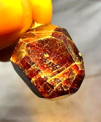 100% Natural Stone Raw Red Almandine Garnet Pendant 925 Sterling Silver Gemstone