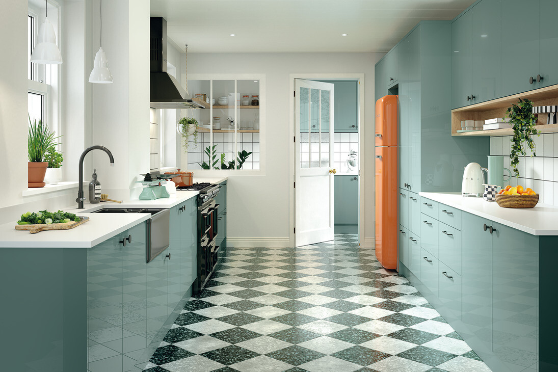 Duck Egg Kitchen Howdens Duck Egg Blue Kitchen Done In Abertillery