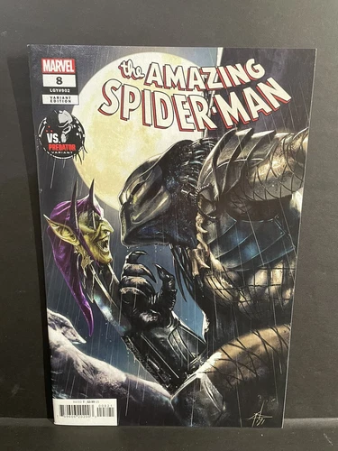 The Amazing Spider-Man Vol. 6 # 8, LGY # 902, Vs. Predator Variant, Marvel  2022