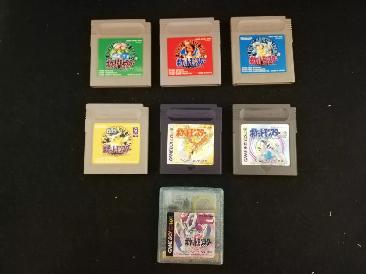 Pokemon Games | Gameboy Colour | Red, Blue, Yellow, Gold, Silver, Crystal,  Green