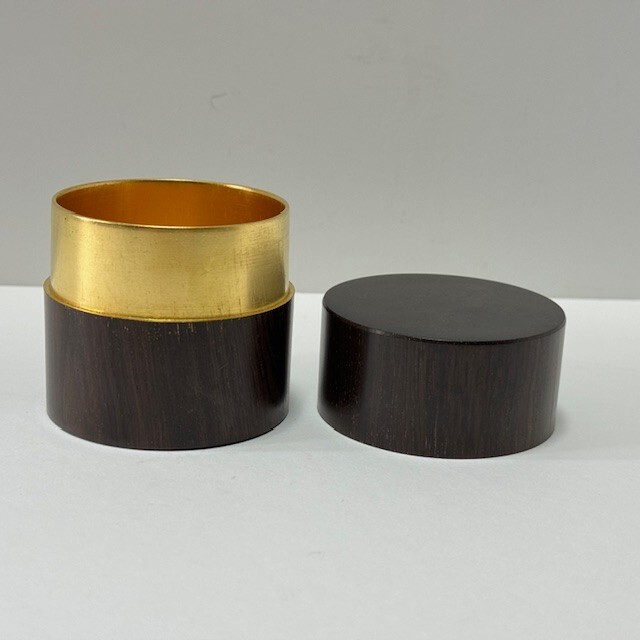 Rare Japanese Tea Ceremony Ebony Nakatsugi Wakin Natsume Tea Caddy